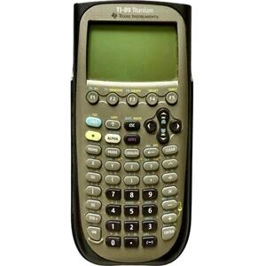 Texas Instruments TI-89 Titanium Graphing Calculator w Case Cover Tested & Works